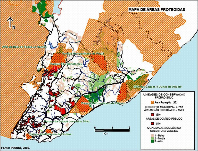 Mapa 2 - Áreas Protegidas